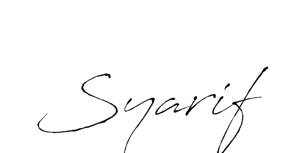 Syarif stylish signature style. Best Handwritten Sign (Antro_Vectra) for my name. Handwritten Signature Collection Ideas for my name Syarif. Syarif signature style 6 images and pictures png