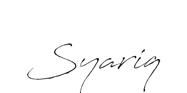 It looks lik you need a new signature style for name Syariq. Design unique handwritten (Antro_Vectra) signature with our free signature maker in just a few clicks. Syariq signature style 6 images and pictures png