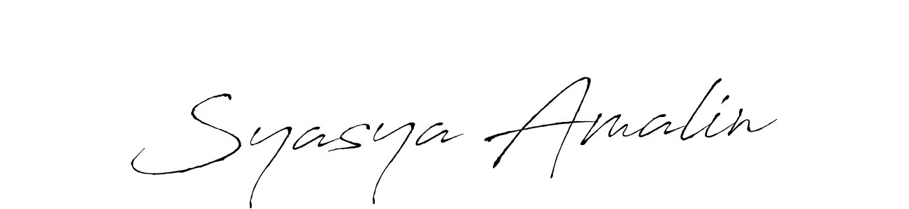 Make a short Syasya Amalin signature style. Manage your documents anywhere anytime using Antro_Vectra. Create and add eSignatures, submit forms, share and send files easily. Syasya Amalin signature style 6 images and pictures png