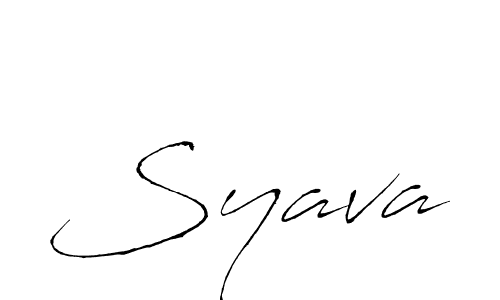 Make a beautiful signature design for name Syava. With this signature (Antro_Vectra) style, you can create a handwritten signature for free. Syava signature style 6 images and pictures png