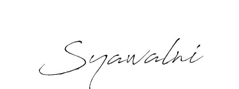 Here are the top 10 professional signature styles for the name Syawalni. These are the best autograph styles you can use for your name. Syawalni signature style 6 images and pictures png