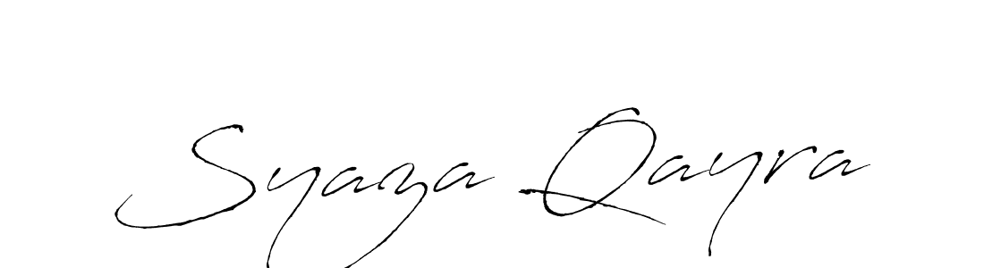 How to Draw Syaza Qayra signature style? Antro_Vectra is a latest design signature styles for name Syaza Qayra. Syaza Qayra signature style 6 images and pictures png