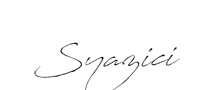 This is the best signature style for the Syazici name. Also you like these signature font (Antro_Vectra). Mix name signature. Syazici signature style 6 images and pictures png