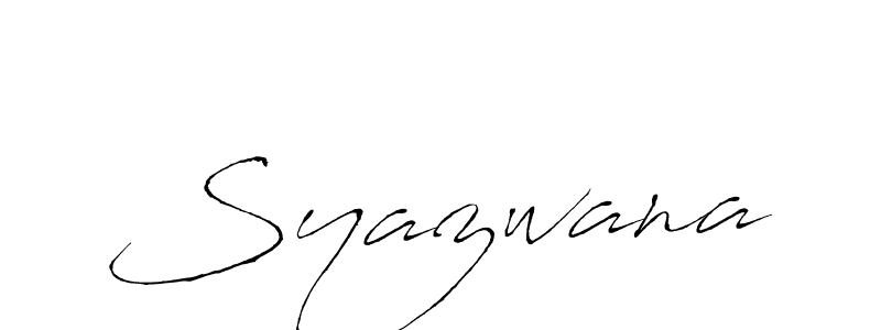 You can use this online signature creator to create a handwritten signature for the name Syazwana. This is the best online autograph maker. Syazwana signature style 6 images and pictures png