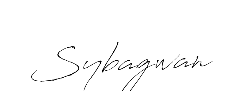 Antro_Vectra is a professional signature style that is perfect for those who want to add a touch of class to their signature. It is also a great choice for those who want to make their signature more unique. Get Sybagwan name to fancy signature for free. Sybagwan signature style 6 images and pictures png