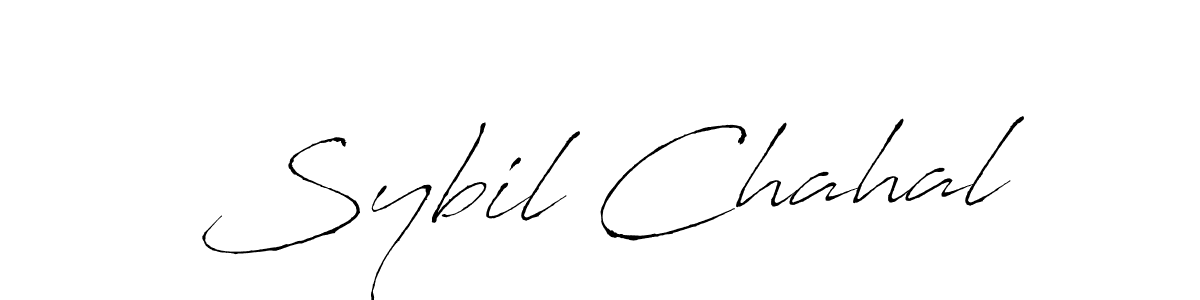 This is the best signature style for the Sybil Chahal name. Also you like these signature font (Antro_Vectra). Mix name signature. Sybil Chahal signature style 6 images and pictures png