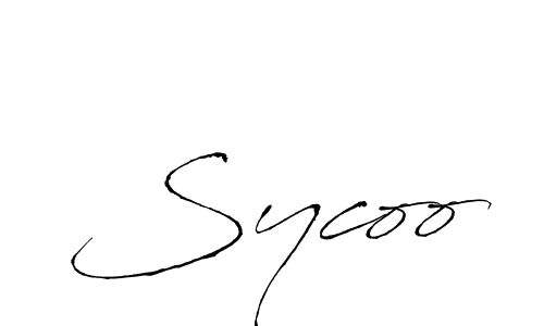It looks lik you need a new signature style for name Sycoo. Design unique handwritten (Antro_Vectra) signature with our free signature maker in just a few clicks. Sycoo signature style 6 images and pictures png