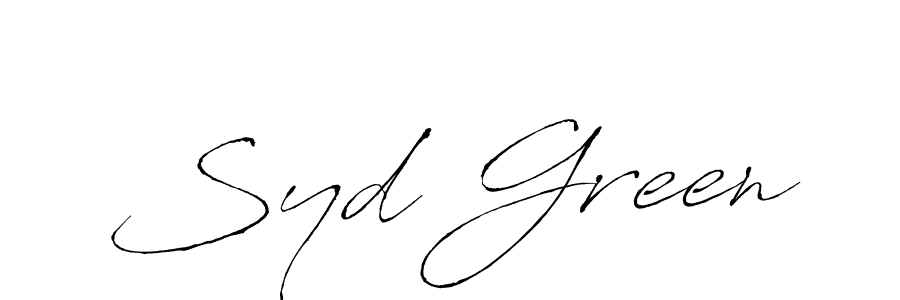 Also we have Syd Green name is the best signature style. Create professional handwritten signature collection using Antro_Vectra autograph style. Syd Green signature style 6 images and pictures png