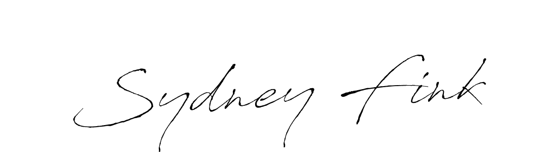 How to make Sydney Fink name signature. Use Antro_Vectra style for creating short signs online. This is the latest handwritten sign. Sydney Fink signature style 6 images and pictures png