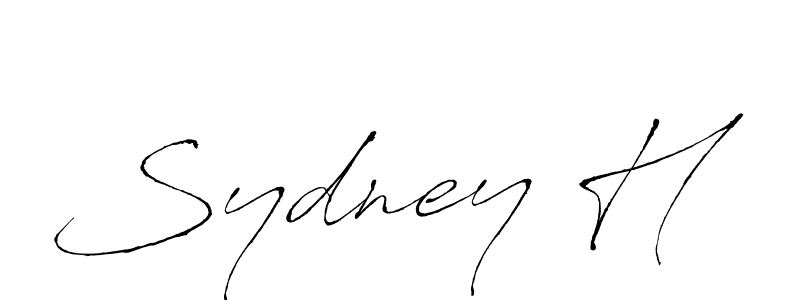 if you are searching for the best signature style for your name Sydney H. so please give up your signature search. here we have designed multiple signature styles  using Antro_Vectra. Sydney H signature style 6 images and pictures png