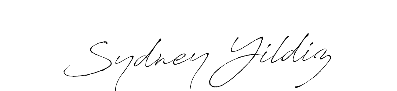 Make a short Sydney Yildiz signature style. Manage your documents anywhere anytime using Antro_Vectra. Create and add eSignatures, submit forms, share and send files easily. Sydney Yildiz signature style 6 images and pictures png