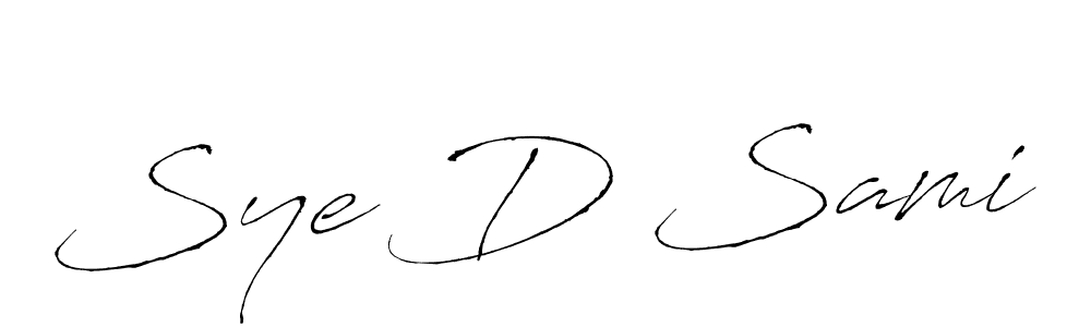 if you are searching for the best signature style for your name Sye D Sami. so please give up your signature search. here we have designed multiple signature styles  using Antro_Vectra. Sye D Sami signature style 6 images and pictures png