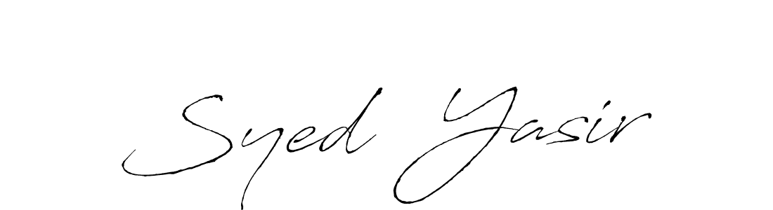 The best way (Antro_Vectra) to make a short signature is to pick only two or three words in your name. The name Syed  Yasir include a total of six letters. For converting this name. Syed  Yasir signature style 6 images and pictures png