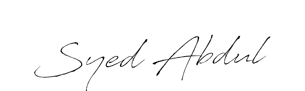 Make a beautiful signature design for name Syed Abdul. Use this online signature maker to create a handwritten signature for free. Syed Abdul signature style 6 images and pictures png