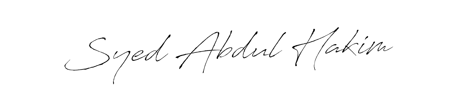 How to Draw Syed Abdul Hakim signature style? Antro_Vectra is a latest design signature styles for name Syed Abdul Hakim. Syed Abdul Hakim signature style 6 images and pictures png