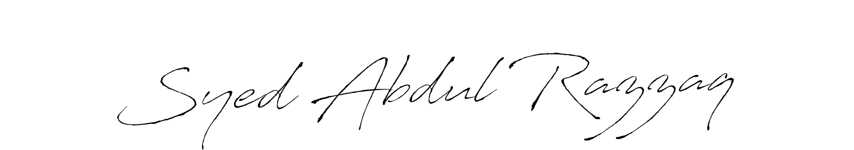 Once you've used our free online signature maker to create your best signature Antro_Vectra style, it's time to enjoy all of the benefits that Syed Abdul Razzaq name signing documents. Syed Abdul Razzaq signature style 6 images and pictures png