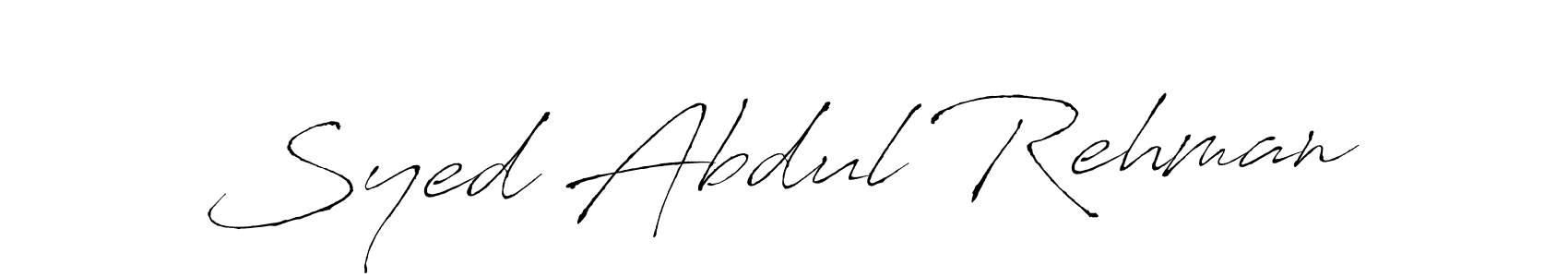 Also we have Syed Abdul Rehman name is the best signature style. Create professional handwritten signature collection using Antro_Vectra autograph style. Syed Abdul Rehman signature style 6 images and pictures png