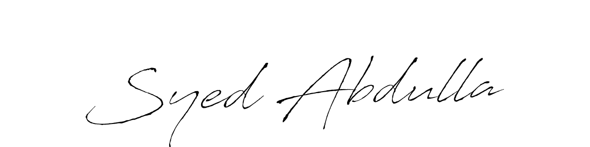 Similarly Antro_Vectra is the best handwritten signature design. Signature creator online .You can use it as an online autograph creator for name Syed Abdulla. Syed Abdulla signature style 6 images and pictures png