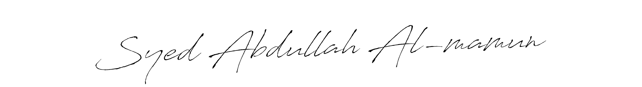 Syed Abdullah Al-mamun stylish signature style. Best Handwritten Sign (Antro_Vectra) for my name. Handwritten Signature Collection Ideas for my name Syed Abdullah Al-mamun. Syed Abdullah Al-mamun signature style 6 images and pictures png