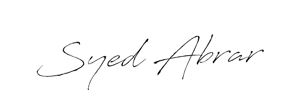 You should practise on your own different ways (Antro_Vectra) to write your name (Syed Abrar) in signature. don't let someone else do it for you. Syed Abrar signature style 6 images and pictures png