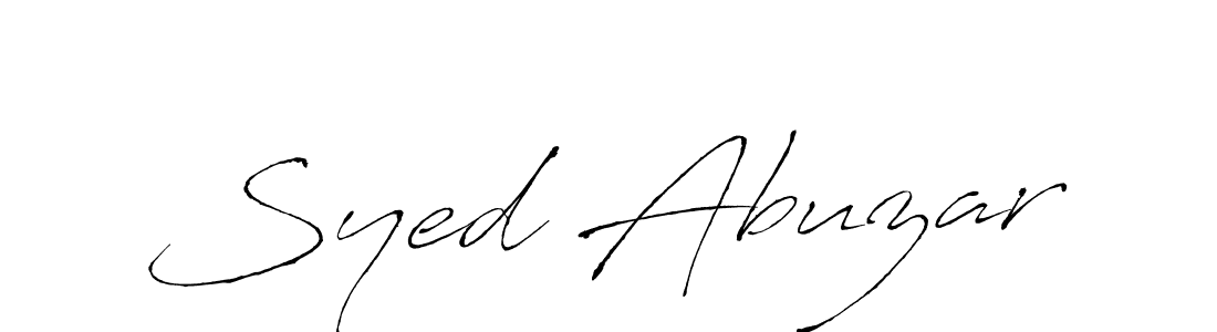 Make a beautiful signature design for name Syed Abuzar. Use this online signature maker to create a handwritten signature for free. Syed Abuzar signature style 6 images and pictures png