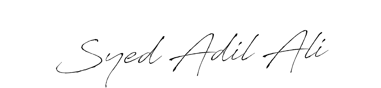 Also You can easily find your signature by using the search form. We will create Syed Adil Ali name handwritten signature images for you free of cost using Antro_Vectra sign style. Syed Adil Ali signature style 6 images and pictures png