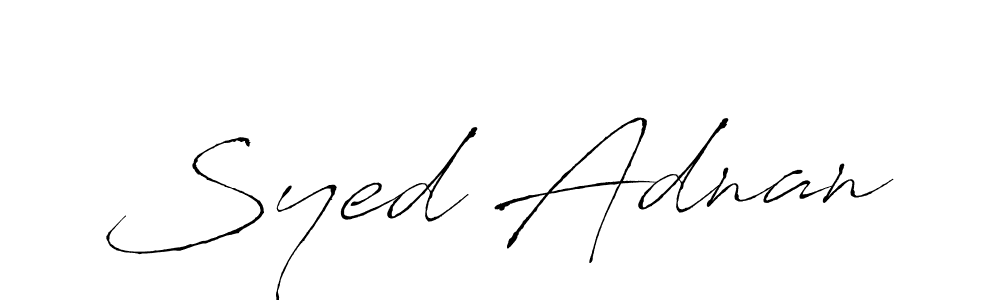 if you are searching for the best signature style for your name Syed Adnan. so please give up your signature search. here we have designed multiple signature styles  using Antro_Vectra. Syed Adnan signature style 6 images and pictures png