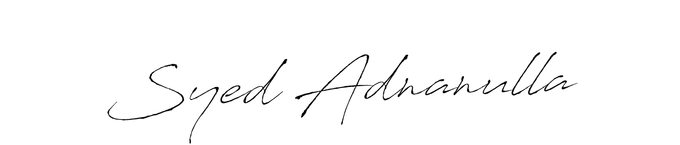 Once you've used our free online signature maker to create your best signature Antro_Vectra style, it's time to enjoy all of the benefits that Syed Adnanulla name signing documents. Syed Adnanulla signature style 6 images and pictures png