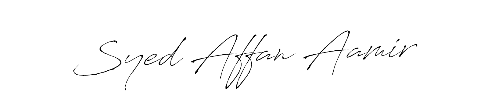 This is the best signature style for the Syed Affan Aamir name. Also you like these signature font (Antro_Vectra). Mix name signature. Syed Affan Aamir signature style 6 images and pictures png