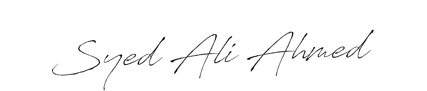 Also You can easily find your signature by using the search form. We will create Syed Ali Ahmed name handwritten signature images for you free of cost using Antro_Vectra sign style. Syed Ali Ahmed signature style 6 images and pictures png