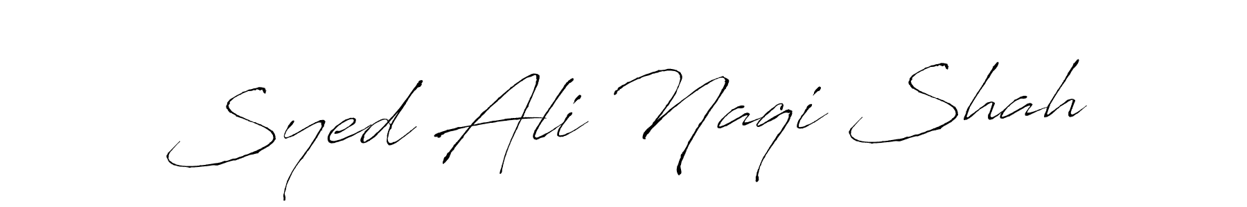 Also we have Syed Ali Naqi Shah name is the best signature style. Create professional handwritten signature collection using Antro_Vectra autograph style. Syed Ali Naqi Shah signature style 6 images and pictures png