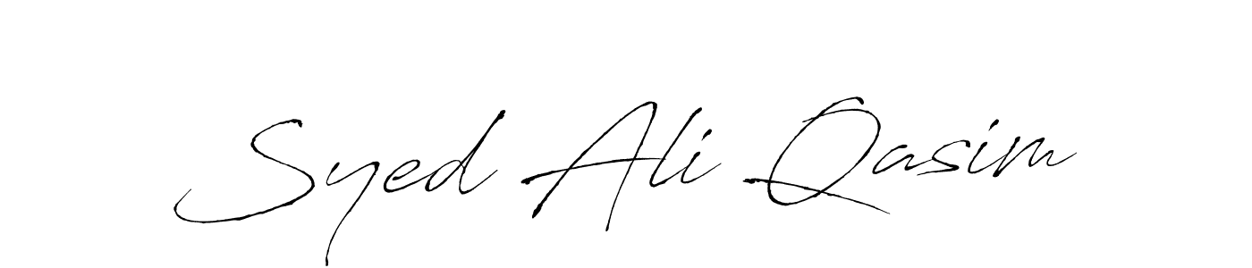 This is the best signature style for the Syed Ali Qasim name. Also you like these signature font (Antro_Vectra). Mix name signature. Syed Ali Qasim signature style 6 images and pictures png