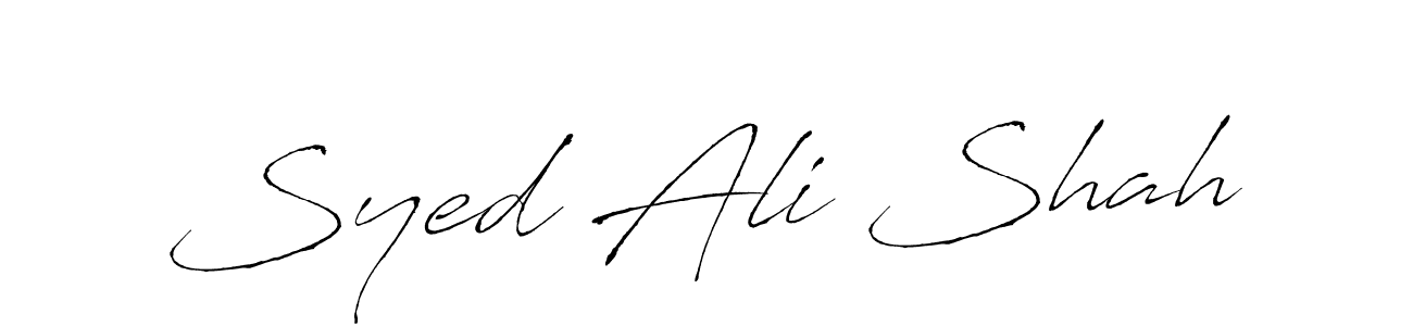 It looks lik you need a new signature style for name Syed Ali Shah. Design unique handwritten (Antro_Vectra) signature with our free signature maker in just a few clicks. Syed Ali Shah signature style 6 images and pictures png