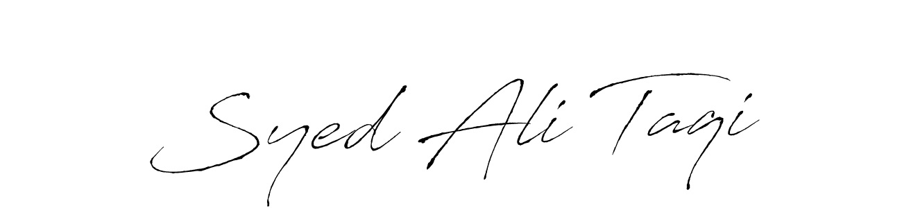 Once you've used our free online signature maker to create your best signature Antro_Vectra style, it's time to enjoy all of the benefits that Syed Ali Taqi name signing documents. Syed Ali Taqi signature style 6 images and pictures png