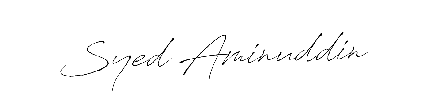 Make a beautiful signature design for name Syed Aminuddin. Use this online signature maker to create a handwritten signature for free. Syed Aminuddin signature style 6 images and pictures png