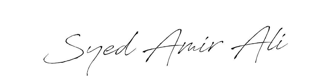 The best way (Antro_Vectra) to make a short signature is to pick only two or three words in your name. The name Syed Amir Ali include a total of six letters. For converting this name. Syed Amir Ali signature style 6 images and pictures png