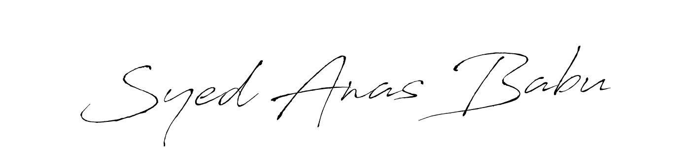 See photos of Syed Anas Babu official signature by Spectra . Check more albums & portfolios. Read reviews & check more about Antro_Vectra font. Syed Anas Babu signature style 6 images and pictures png