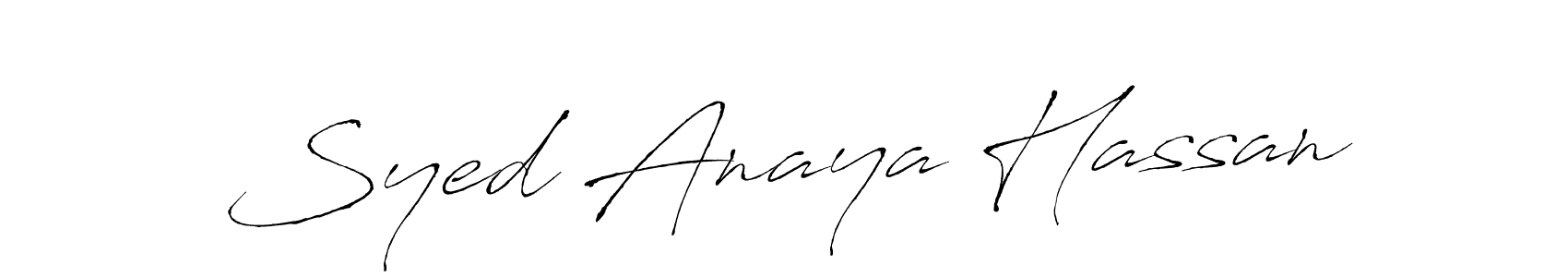 See photos of Syed Anaya Hassan official signature by Spectra . Check more albums & portfolios. Read reviews & check more about Antro_Vectra font. Syed Anaya Hassan signature style 6 images and pictures png