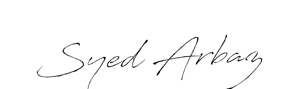 Also we have Syed Arbaz name is the best signature style. Create professional handwritten signature collection using Antro_Vectra autograph style. Syed Arbaz signature style 6 images and pictures png