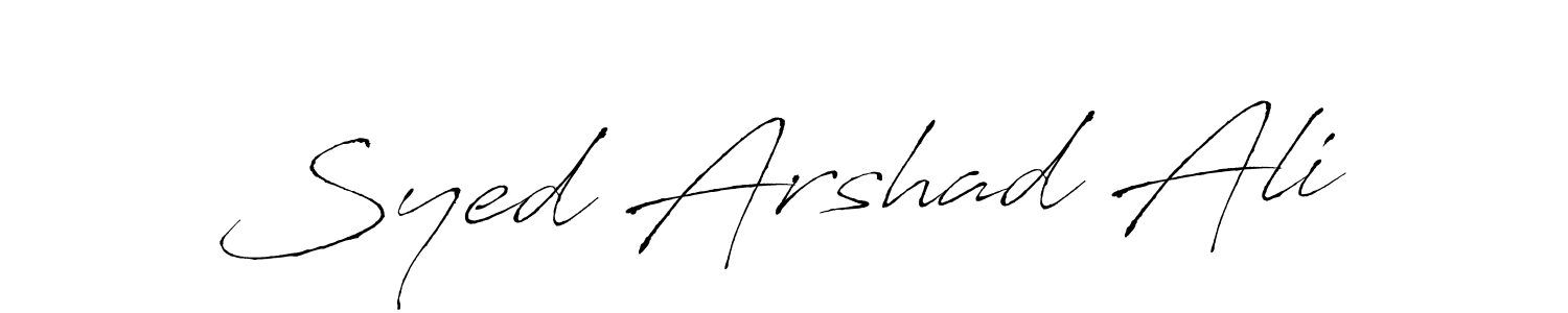 Once you've used our free online signature maker to create your best signature Antro_Vectra style, it's time to enjoy all of the benefits that Syed Arshad Ali name signing documents. Syed Arshad Ali signature style 6 images and pictures png