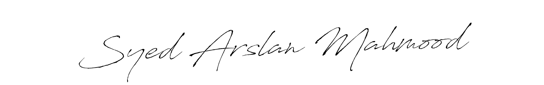 Similarly Antro_Vectra is the best handwritten signature design. Signature creator online .You can use it as an online autograph creator for name Syed Arslan Mahmood. Syed Arslan Mahmood signature style 6 images and pictures png