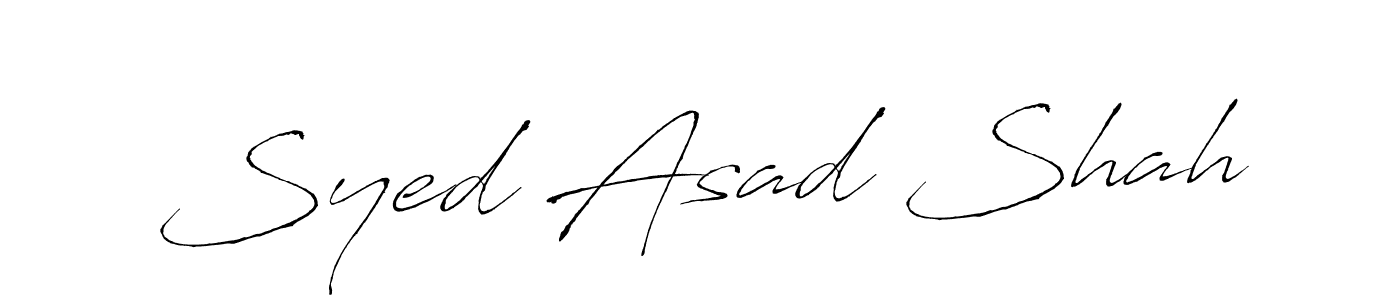 Make a short Syed Asad Shah signature style. Manage your documents anywhere anytime using Antro_Vectra. Create and add eSignatures, submit forms, share and send files easily. Syed Asad Shah signature style 6 images and pictures png