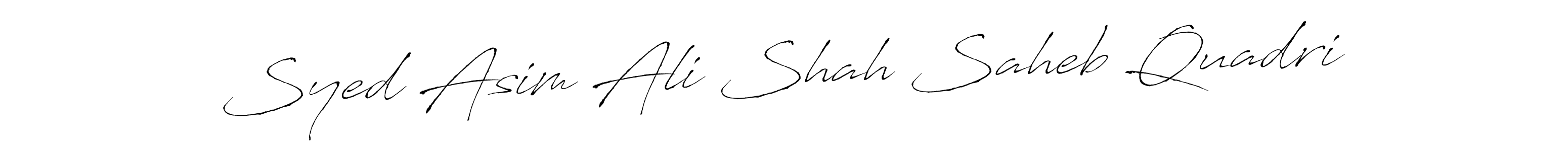 Also we have Syed Asim Ali Shah Saheb Quadri name is the best signature style. Create professional handwritten signature collection using Antro_Vectra autograph style. Syed Asim Ali Shah Saheb Quadri signature style 6 images and pictures png