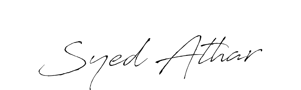 It looks lik you need a new signature style for name Syed Athar. Design unique handwritten (Antro_Vectra) signature with our free signature maker in just a few clicks. Syed Athar signature style 6 images and pictures png