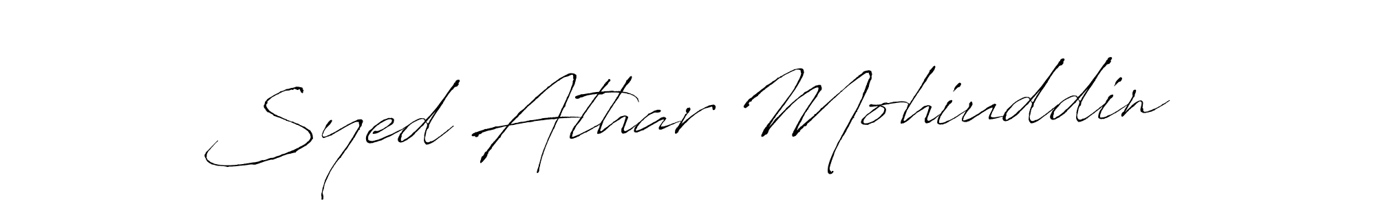 Make a beautiful signature design for name Syed Athar Mohiuddin. Use this online signature maker to create a handwritten signature for free. Syed Athar Mohiuddin signature style 6 images and pictures png