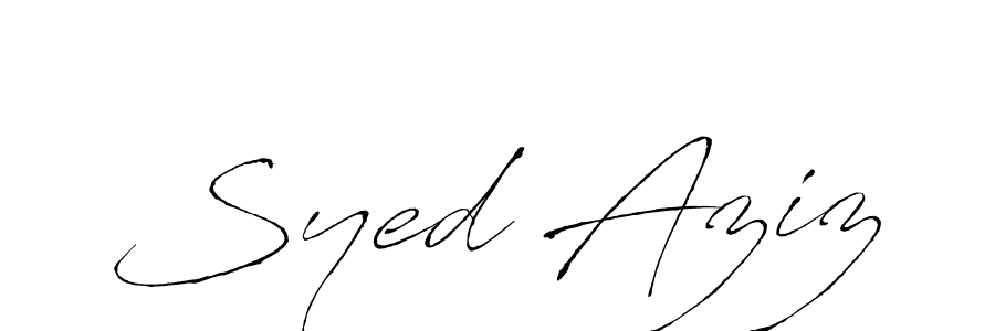 You can use this online signature creator to create a handwritten signature for the name Syed Aziz. This is the best online autograph maker. Syed Aziz signature style 6 images and pictures png