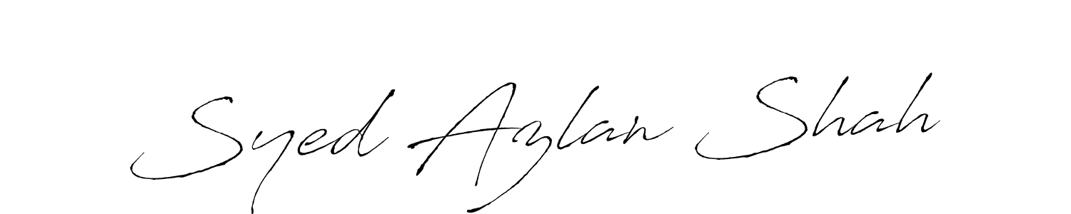 Syed Azlan Shah stylish signature style. Best Handwritten Sign (Antro_Vectra) for my name. Handwritten Signature Collection Ideas for my name Syed Azlan Shah. Syed Azlan Shah signature style 6 images and pictures png