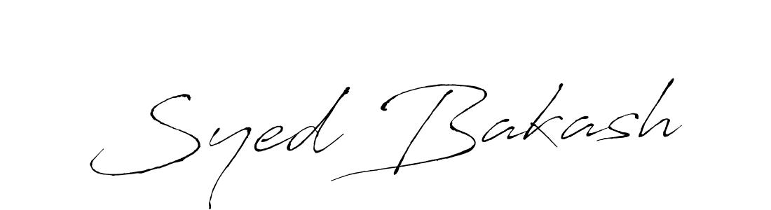 Make a beautiful signature design for name Syed Bakash. Use this online signature maker to create a handwritten signature for free. Syed Bakash signature style 6 images and pictures png