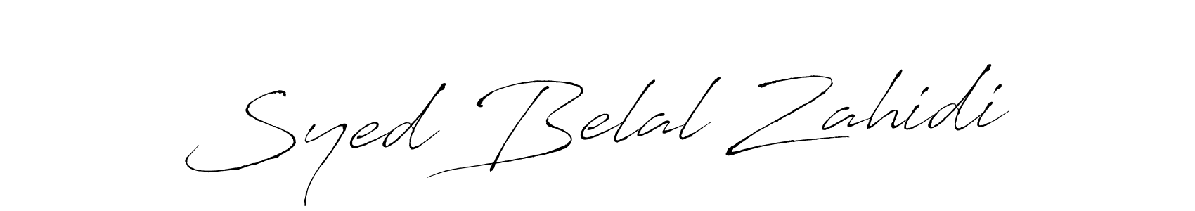 It looks lik you need a new signature style for name Syed Belal Zahidi. Design unique handwritten (Antro_Vectra) signature with our free signature maker in just a few clicks. Syed Belal Zahidi signature style 6 images and pictures png