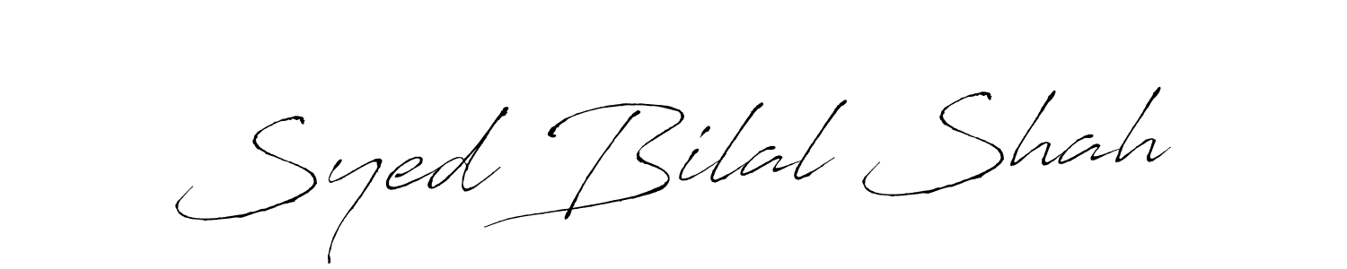 Similarly Antro_Vectra is the best handwritten signature design. Signature creator online .You can use it as an online autograph creator for name Syed Bilal Shah. Syed Bilal Shah signature style 6 images and pictures png